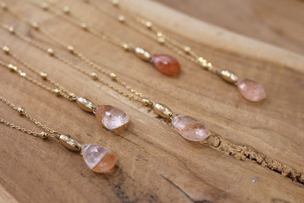 Collier TOUT SIMPLEMENT cornaline