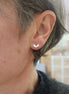 petites boucles d'oreilles puces coeur
