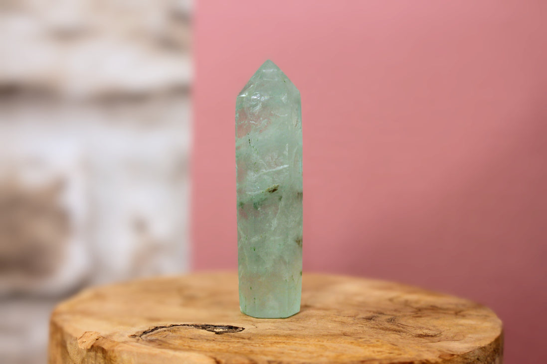 Pointe fluorite verte AA+ 122gr