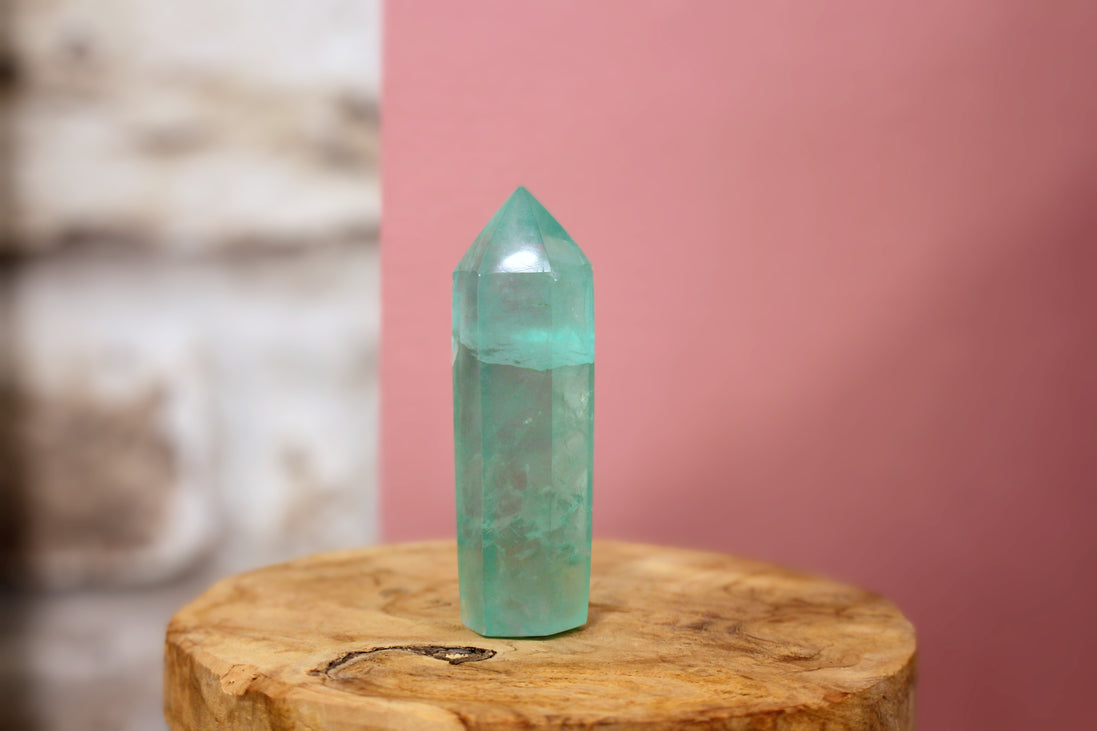 Pointe fluorite verte AA+ 178gr