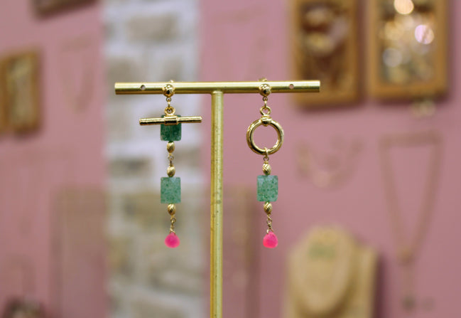 Boucles d'oreilles asymétriques LIMONATA