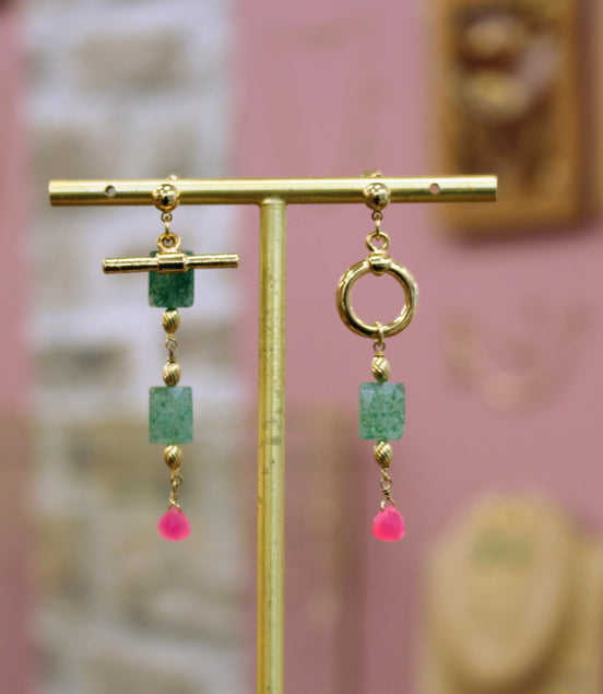 Boucles d'oreilles asymétriques LIMONATA