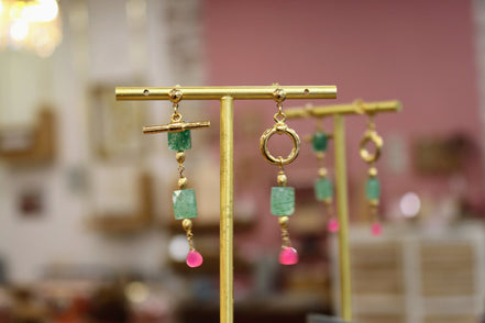 Boucles d'oreilles asymétriques LIMONATA