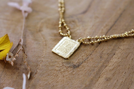 Collier TALISMAN doré
